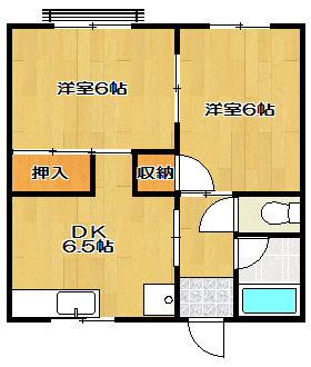 ｼｬﾄｰﾔｽﾐB間取1